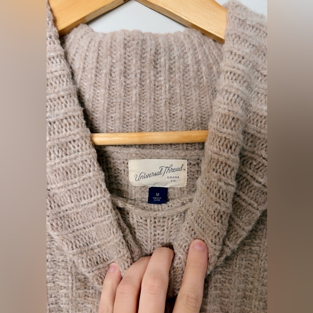 Universal Thread Beige Sweater - Picture 2 of 4
